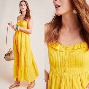 Anthro Maeve Arcadia maxi dress size 4